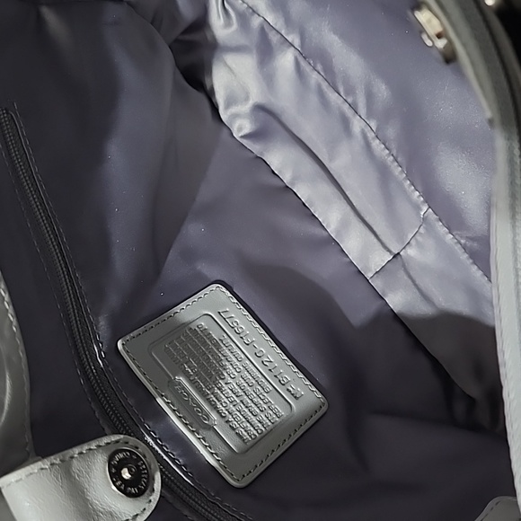 Coach Gray Handbag/Satchel - Picture 5 of 12